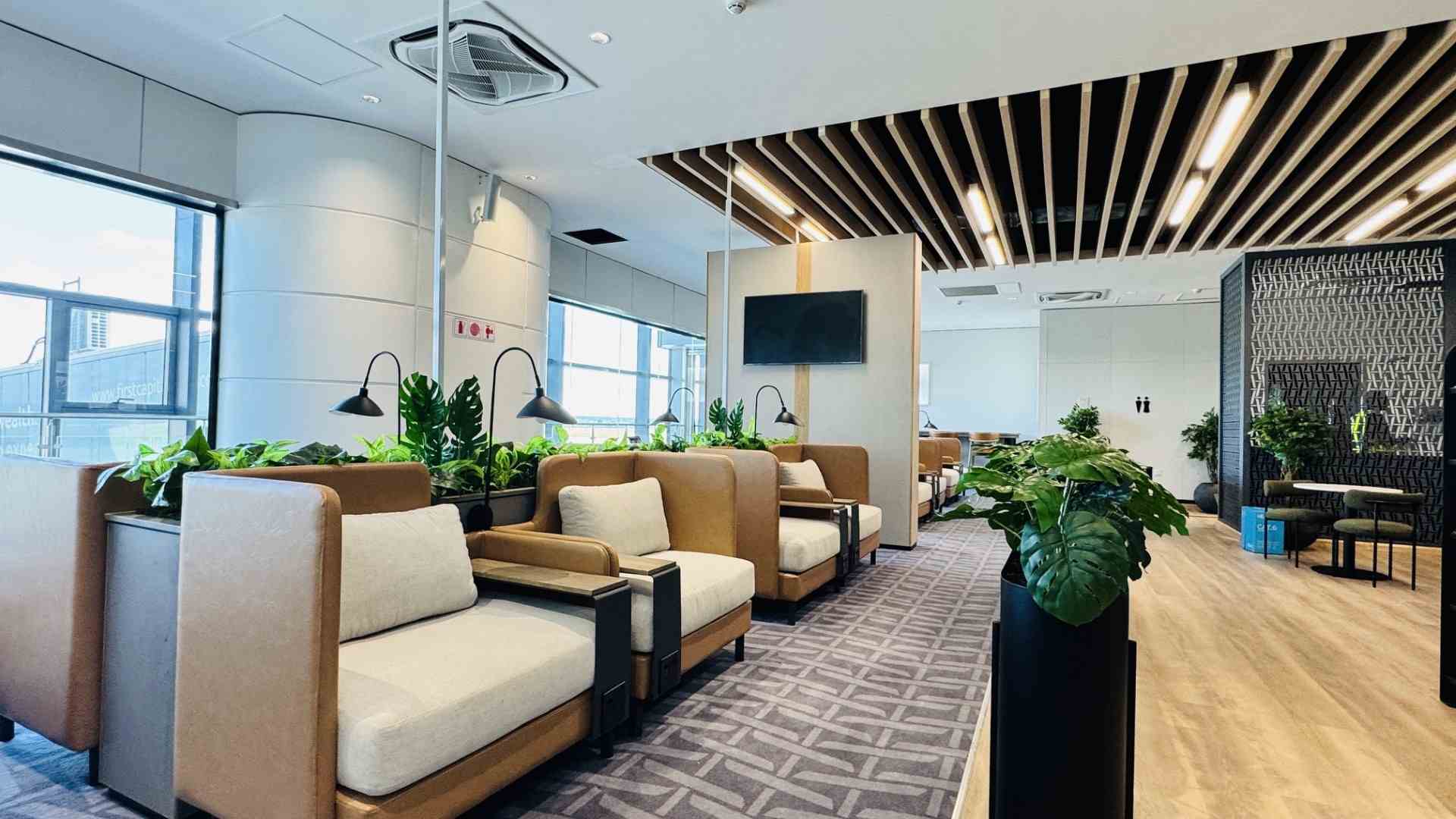 Paragon Premium Lounge business lounge at Simon Mwansa Kapwepwe International Airport (NLA)