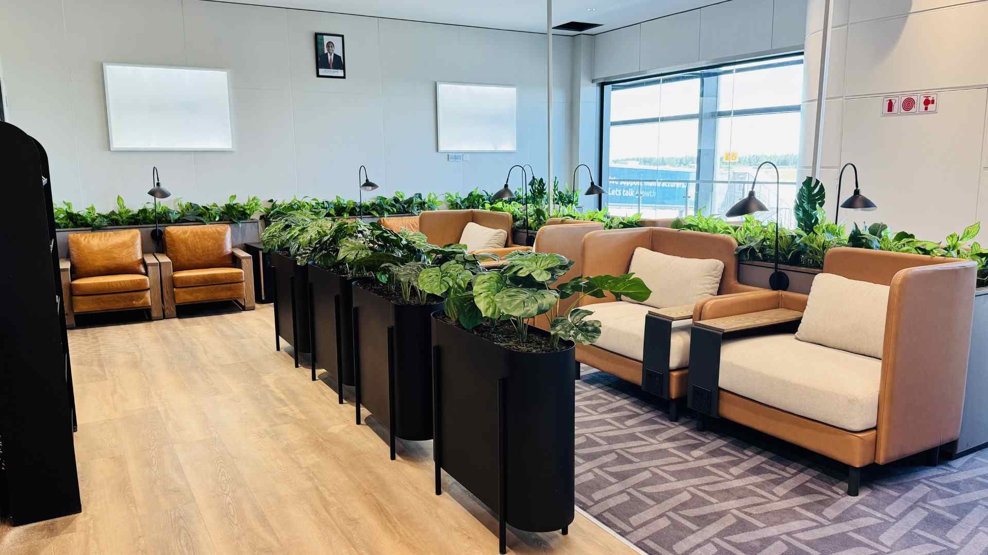 Paragon Premium Lounge business lounge at Simon Mwansa Kapwepwe International Airport (NLA)