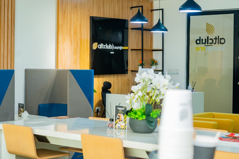 Altclub Lounge business lounge at Murtala Muhammed International Airport (LOS)