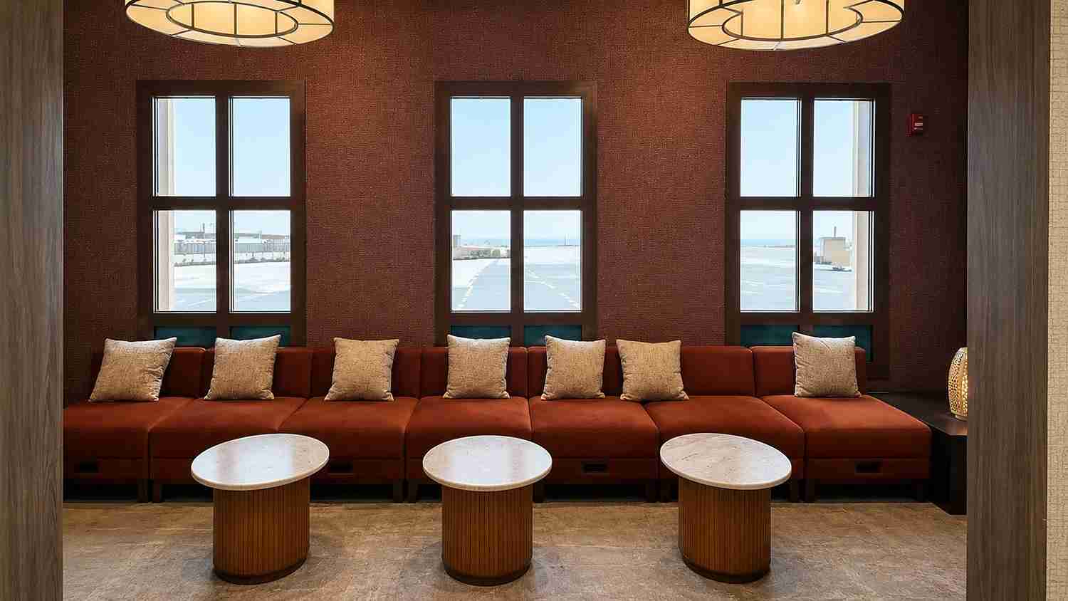 Plaza Premium Lounge business lounge at Wedjh Airport (EJH)