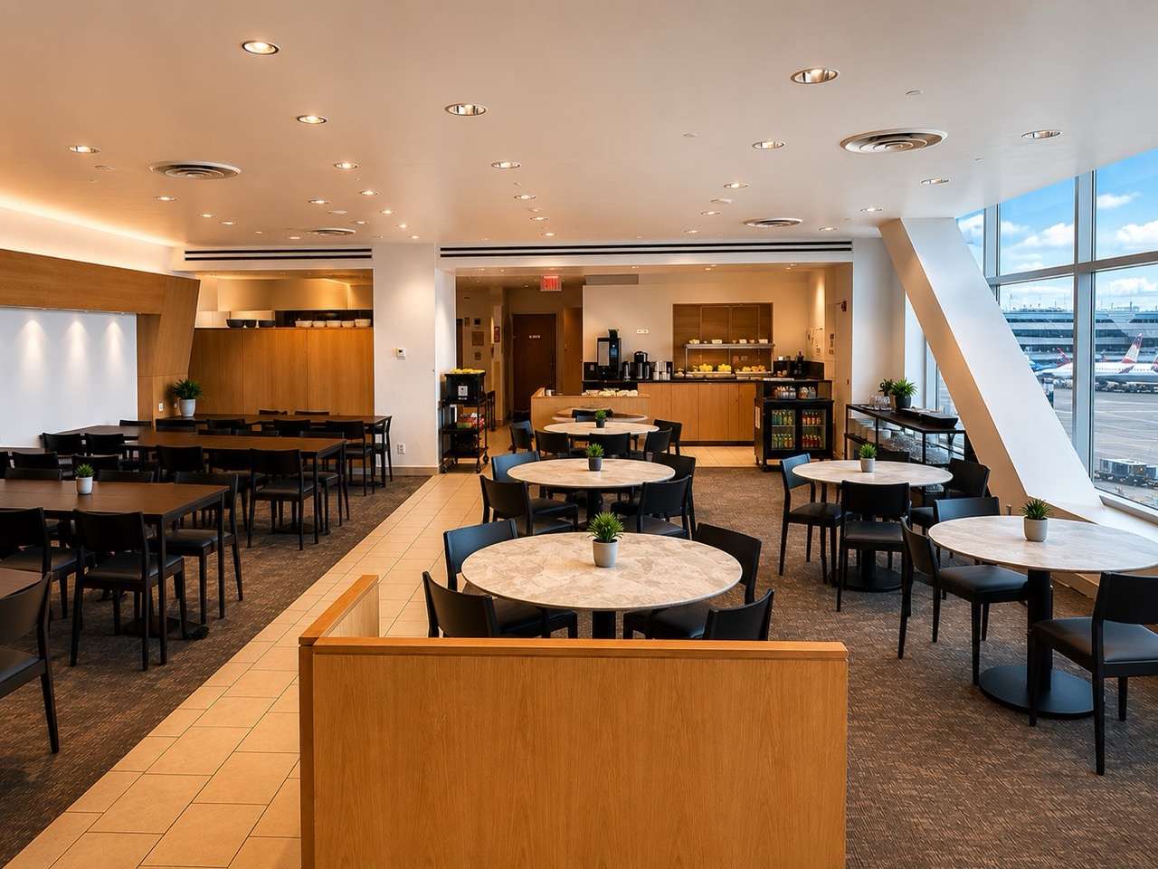 Air India Lounge business lounge at John F. Kennedy International Airport (JFK)