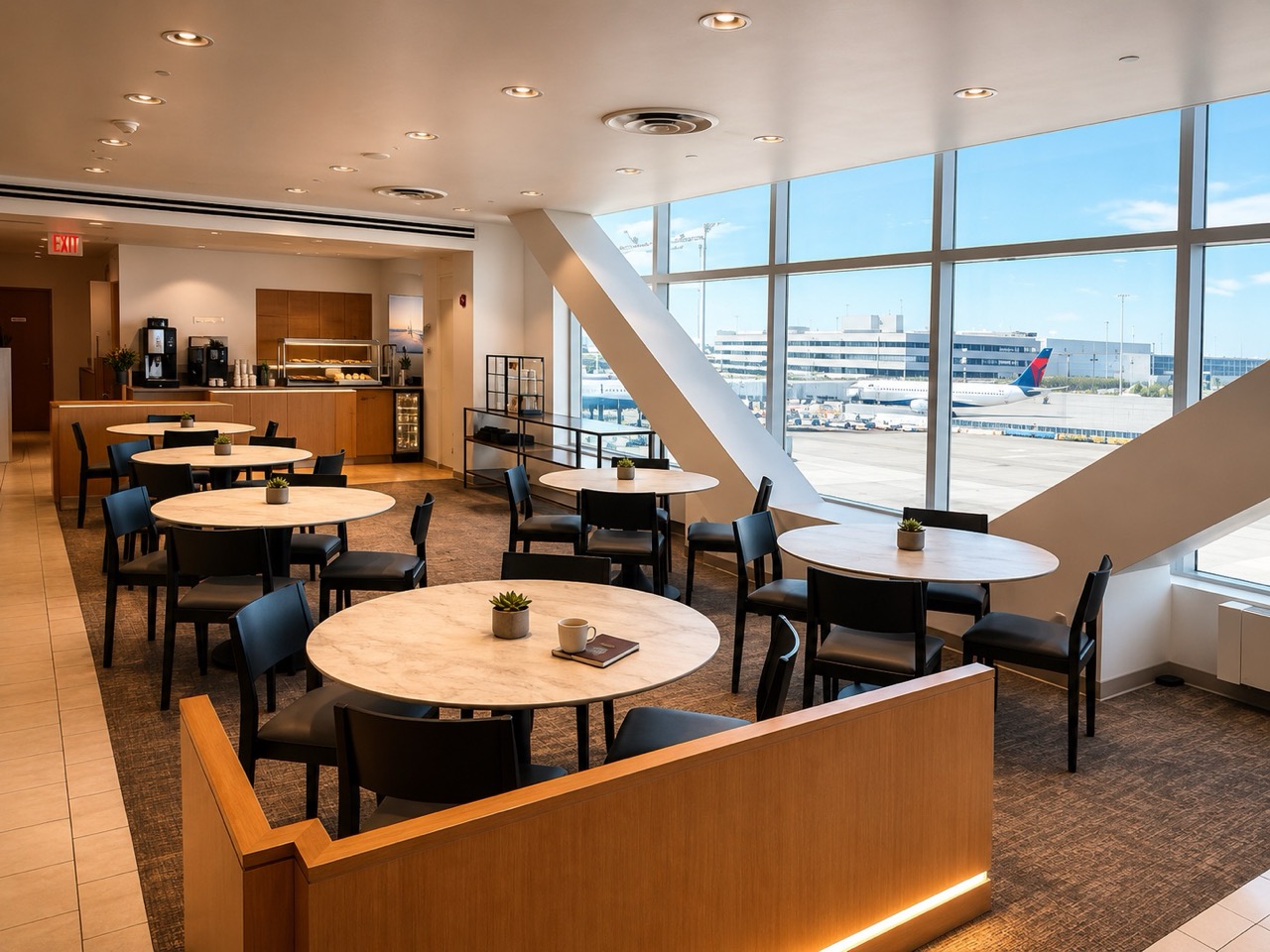 Air India Lounge business lounge at John F. Kennedy International Airport (JFK)