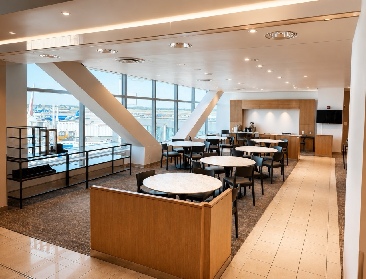 Air India Lounge business lounge at John F. Kennedy International Airport (JFK)