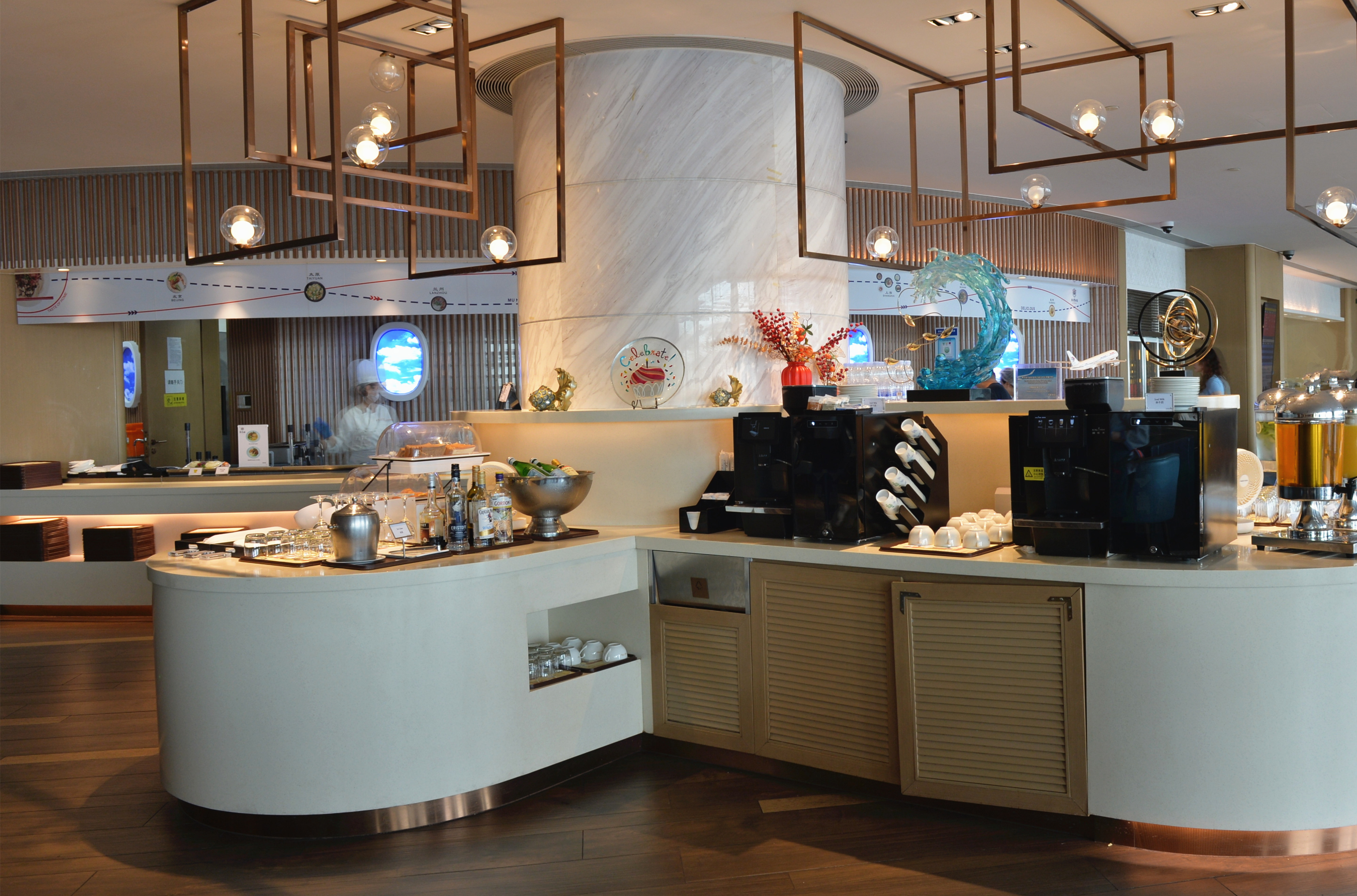 China Eastern Lounge No. 137 (International Satellite Hall) business lounge at Shanghai Pudong International Airport (PVG)