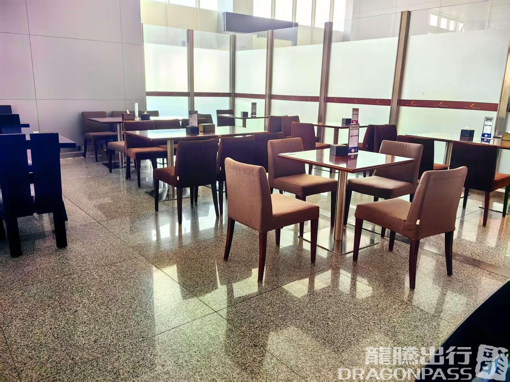 Light Meal and Coffee Lounge Area (Main Terminal Domestic) business lounge at Langtou Airport (DDG)