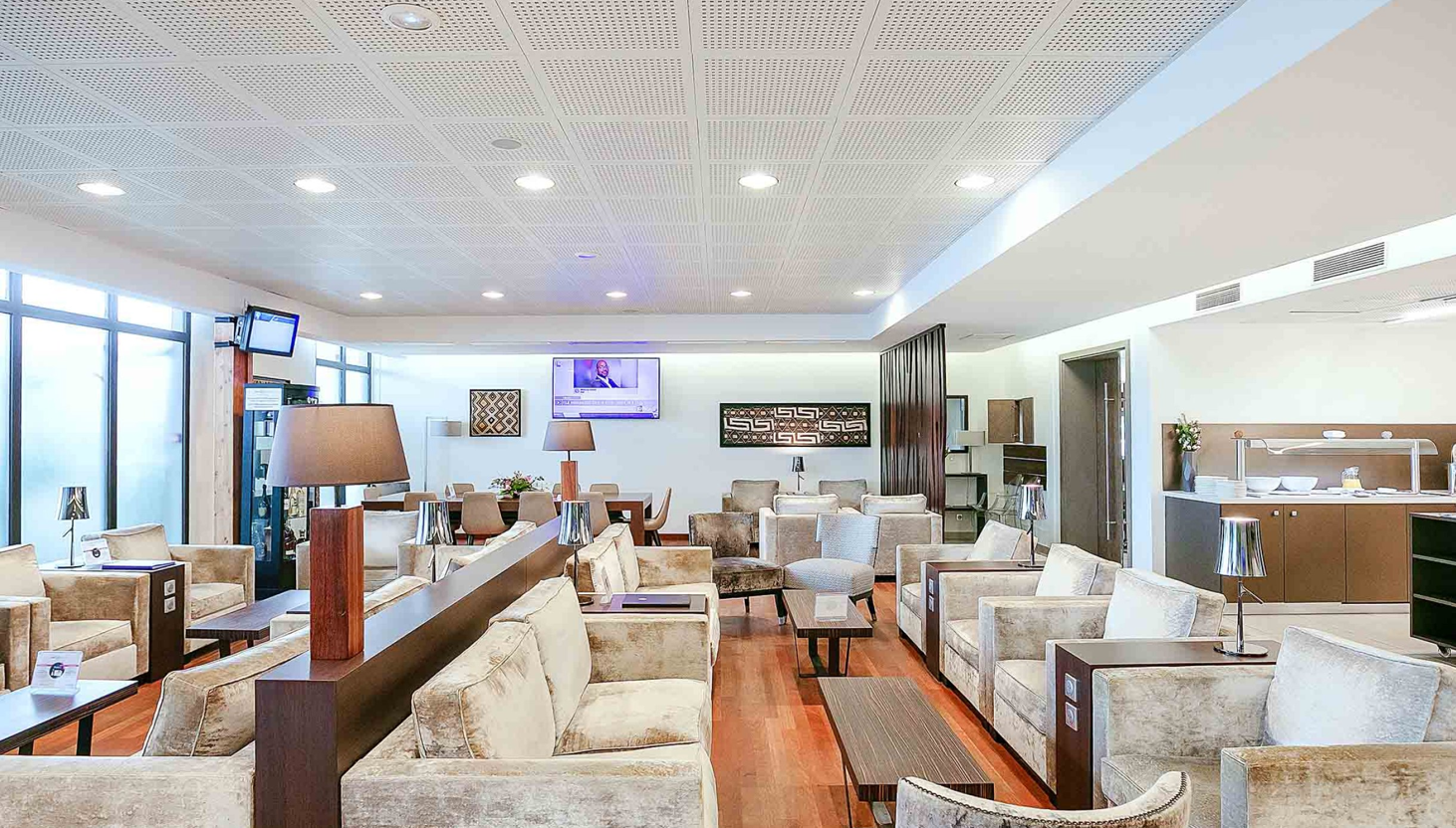 Full VIP vip lounge at Libreville Airport (LBV)