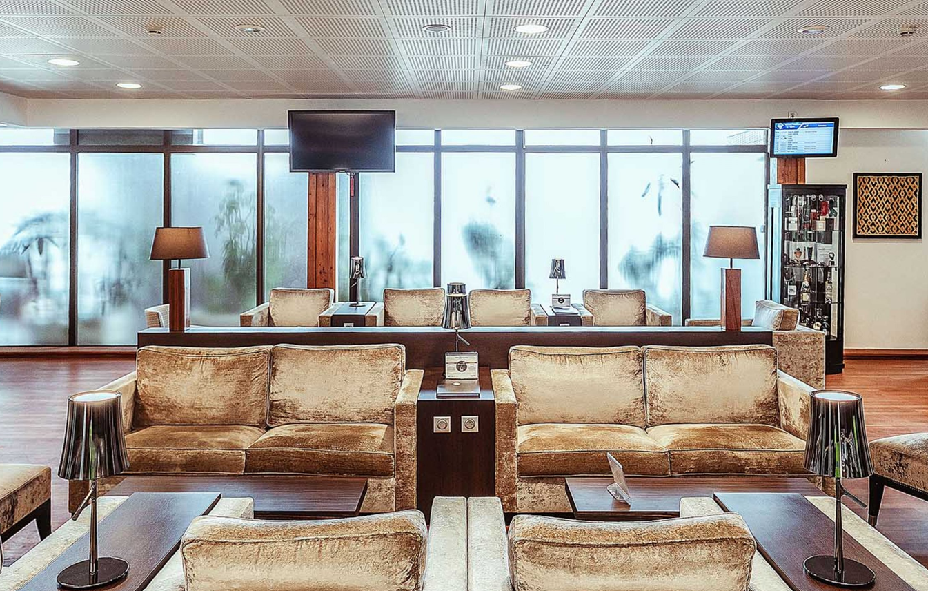 Full VIP vip lounge at Libreville Airport (LBV)