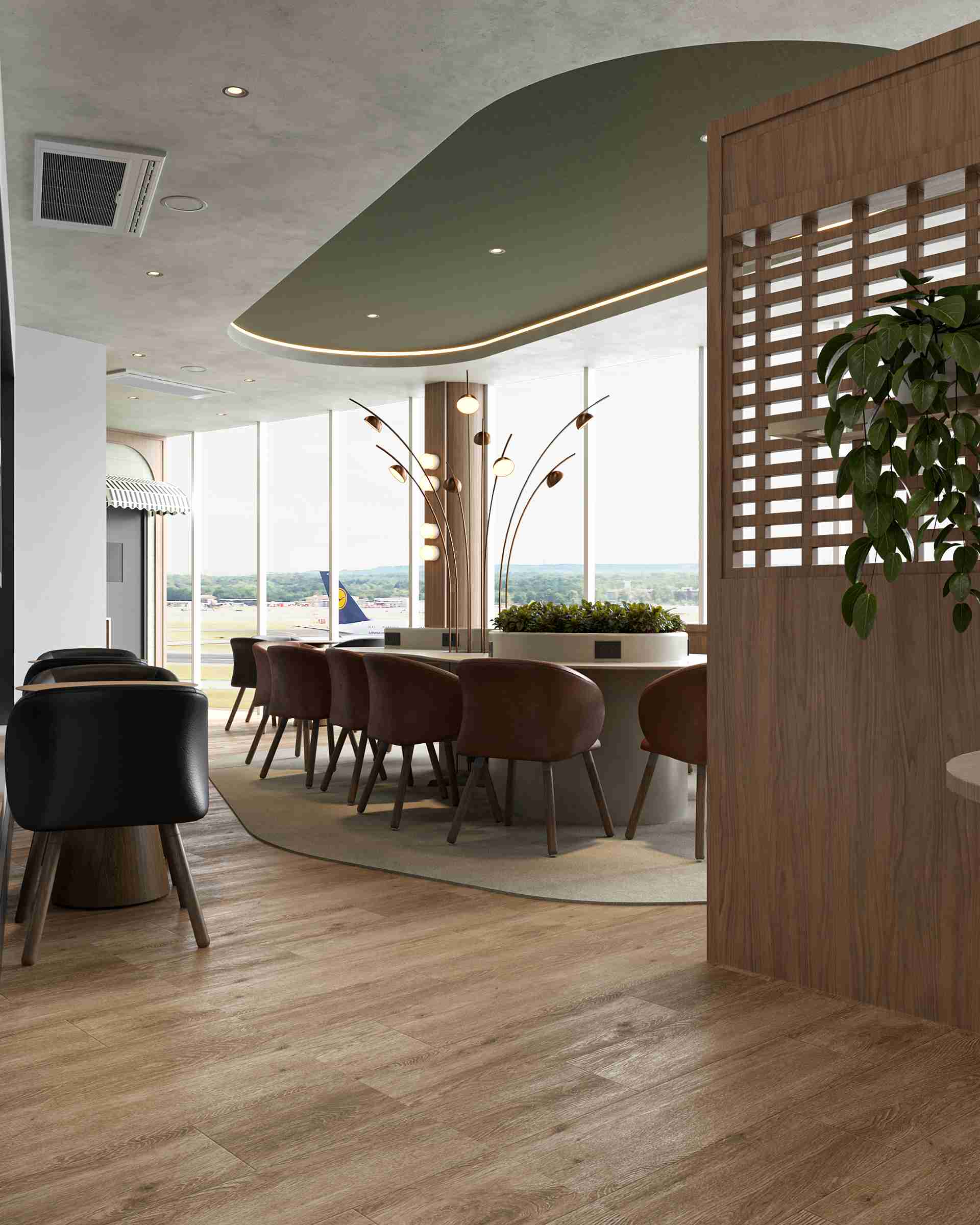 W Cafe Lounge Maringa business lounge at Regional De Maringa (MGF)