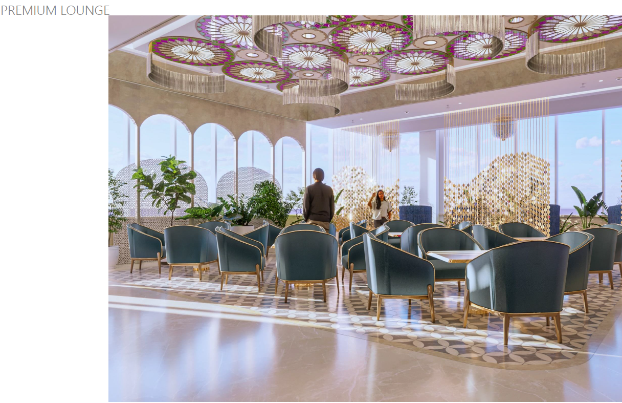 Adani Lounge business lounge at Ahmedabad Airport (AMD)