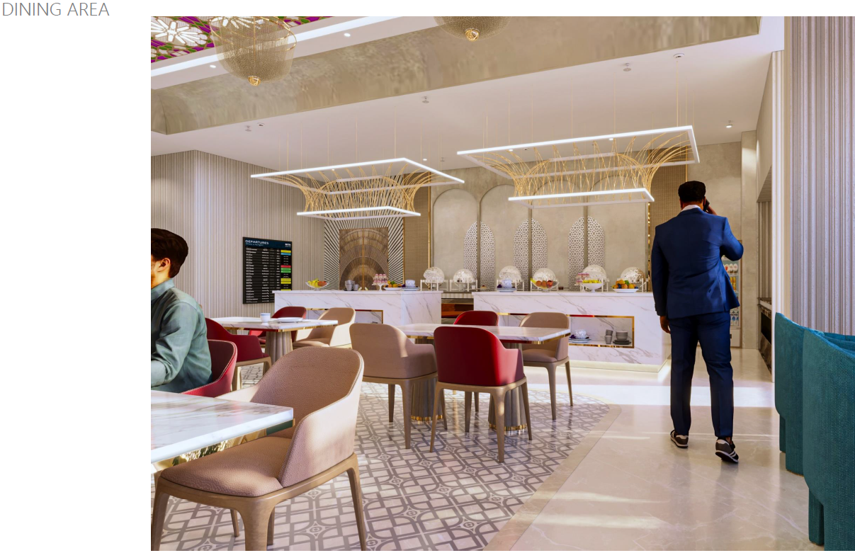 Adani Lounge business lounge at Ahmedabad Airport (AMD)