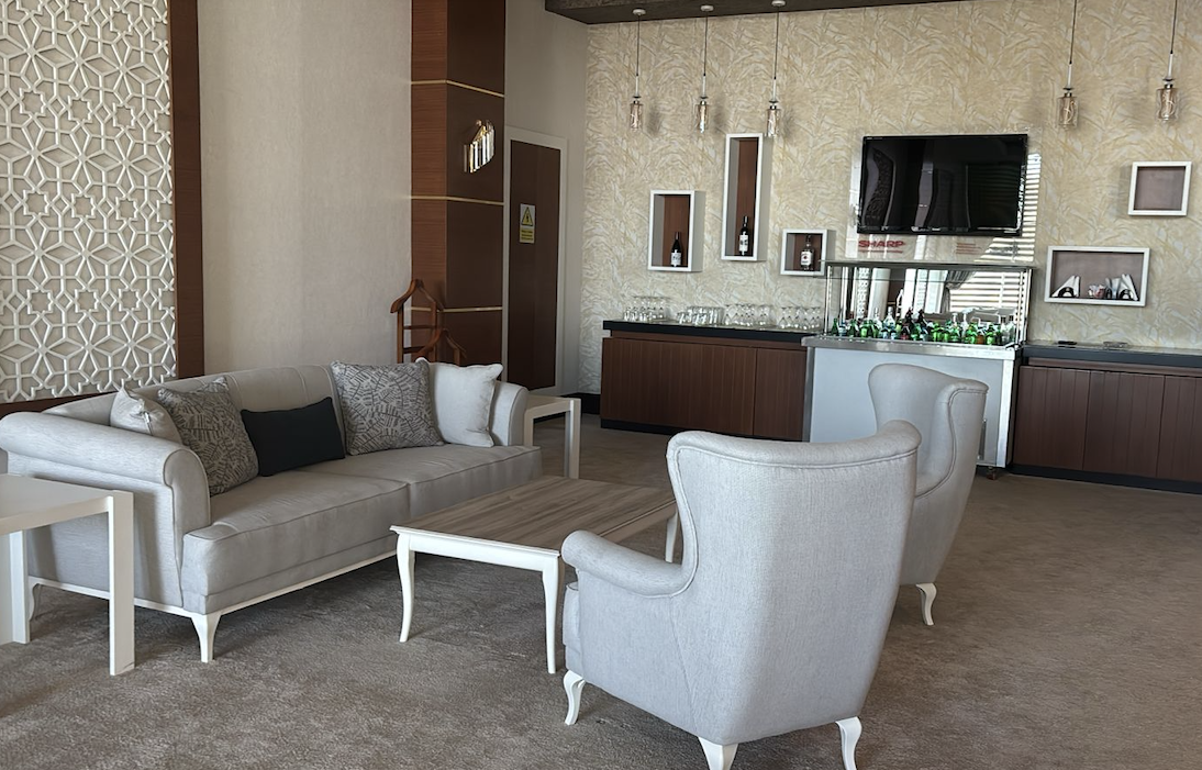 CIP hall vip lounge at Gyandzha Airport (KVD)